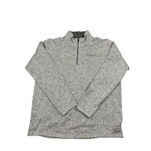 Eddie Bauer Men’s XL Radiator Fleece 1/4 Zip Pullover Heather Gray New With Tags - Picture 1 of 6